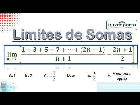 Cálculo de Limites de Somas - Exercício 01