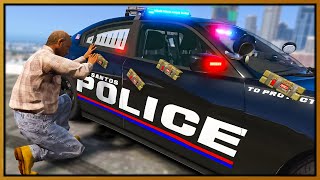 I Pretended to be NPC in GTA 5 RP and Destroyed Cops