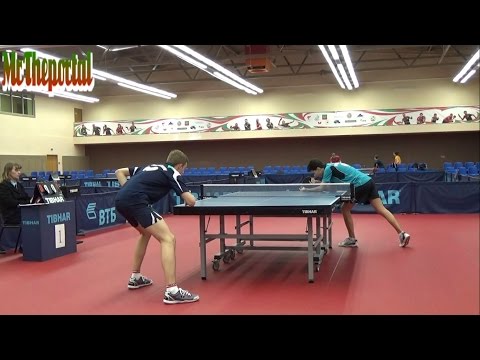 Table Tennis Belarus Youth Championships 2016 - Aleksander Khanin Vs Uladzislau Rukliatsou -