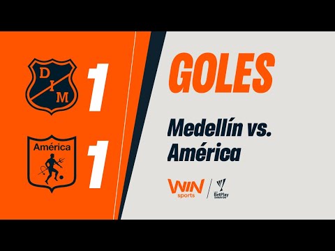 Medellín vs. América (goals) | Liga BetPlay Dimayor 2025-2 | Quadrangulars - Matchday 4