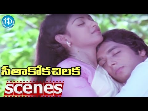Seethakoka Chilaka Movie Scenes - Aruna Accepting Karthik's Love Proposal || Bharathiraja