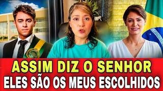 ASSIM DIZ O SENHOR! Missionária do JAPÃO entrega PROFECIA para MICHELLE BOLSONARO e NIKOLAS FERREIRA