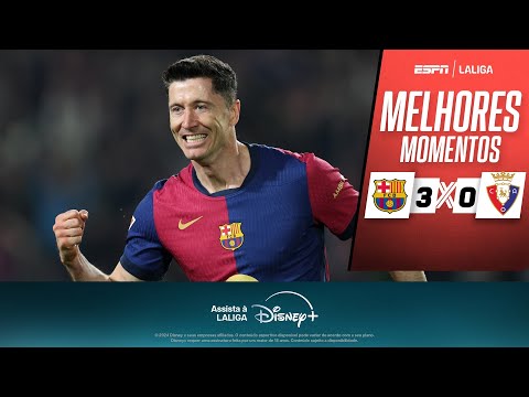 Gols e lances de Barcelona x Osasuna
