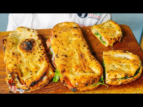 How To Make PANUOZZO NAPOLETANO: A Delicious Neapolitan Pizza Sandwich That's Easy To Make At Home!