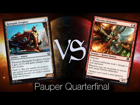 MtG Pauper Flashback Gameplay - Pain Train VS Burn