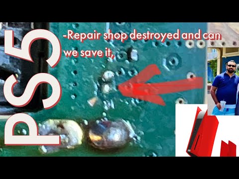 Repair Shop DESTROYS PS5 - Can I Save It?!!!! (Playstation 5 Destroyed)-  #PS5, #HDMI,#xbox,#PS4,