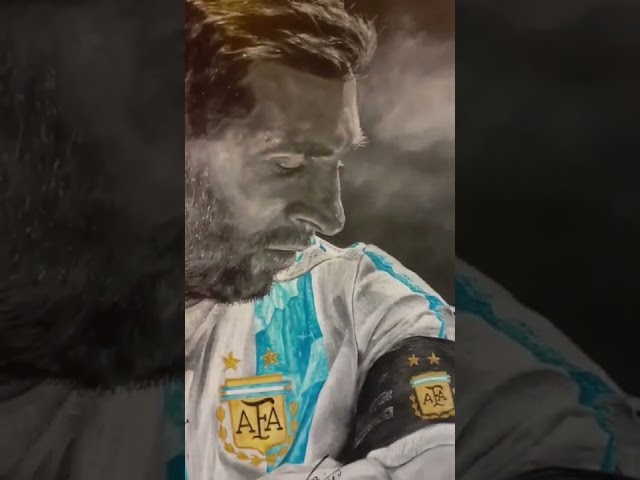 Vídeo relacionado con HWC Trading - Cuadro con foto y autógrafo de Lionel Messi de Argentina, tamaño A3, para fanáticos y aficionados del fútbol, tamaño A3, con marco