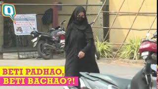 Watch Indian Woman Wearing a Hijab Harassed by Saffron Clad Men Chanting Jai Sri Ram The Quint Mp4 3GP & Mp3