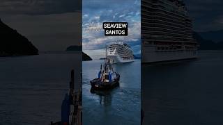 MSC SEAVIEW ship cruzeiro navio  Santos Buzios Salvador @cruzeiros2025 #drone #google  #shorts