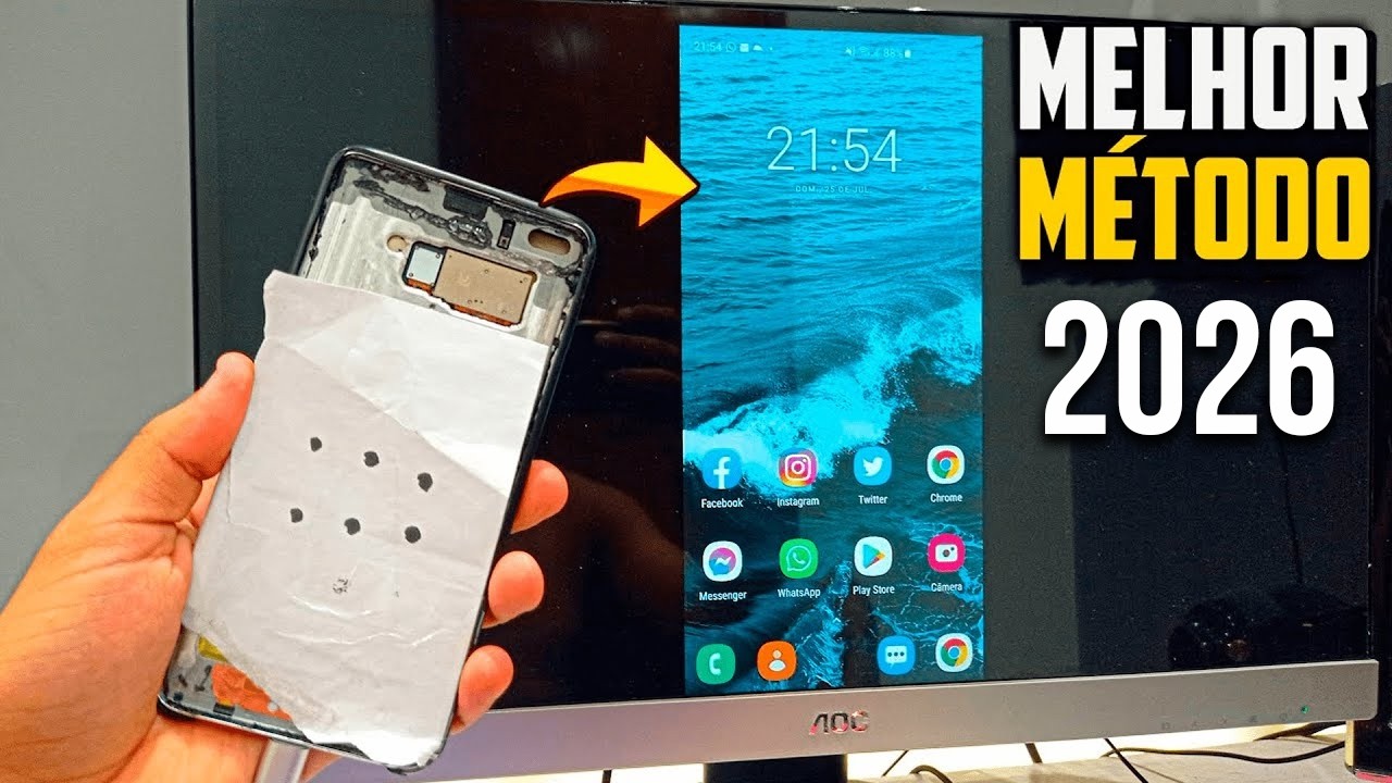 Como Usar Seu Celular com a TELA QUEBRADA (Recuperar Dados) *Melhor Método*