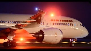 Boeing 787 Dreamliner-Air India Night Landing
