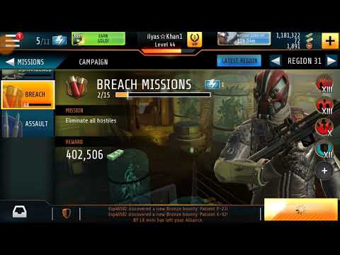 Kill Shot Shot bravo Region 31-03 Breach Mission Completed