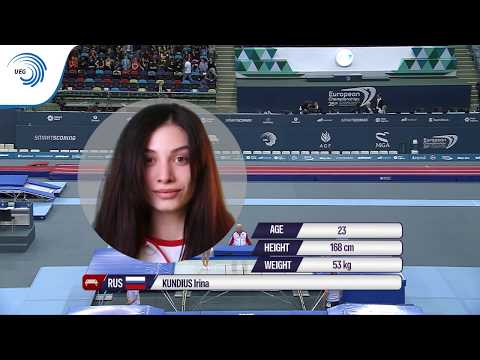 Irina KUNDIUS (RUS) - 2018 Trampoline Europeans, final