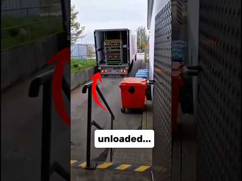 Fastest unload ever! ⚡️📦 Jacatcr0 ​#trucking #lkw #unload #delivery #logistics #trucklife #workmode