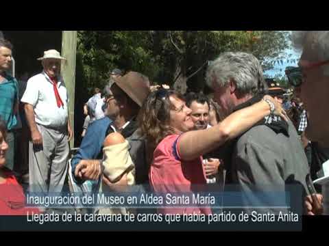 Inauguración del Museo en Aldea Santa María