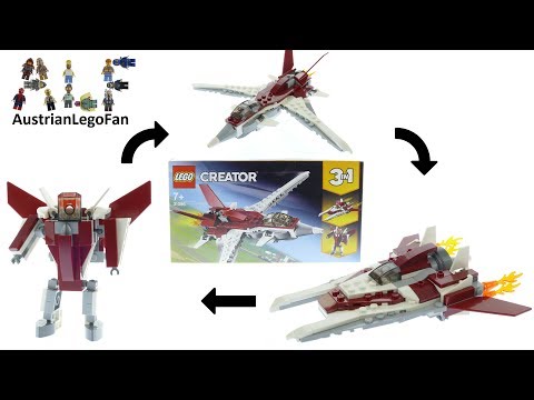 Vidéo LEGO Creator 31086 : L'avion futuriste