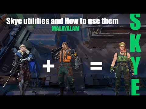 How to play agent skye malayalam | Valorant new agent | Skye guide
