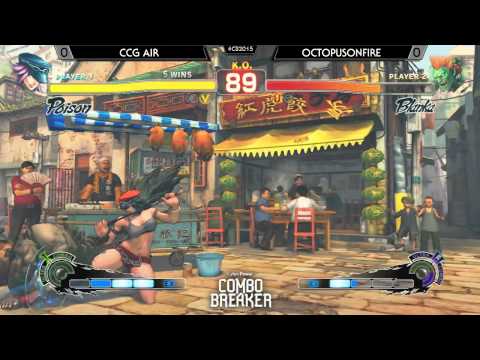 Combo Breaker - USF4 - CCG Air (Poison) vs Octopusonfire (Blanka)