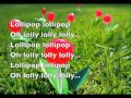 Lollipop by The Chordettes- Lyrics 