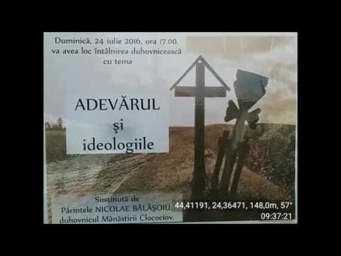 20160724 NICOLAE BALASOIU –  INTALNIRE DUHOVNICEASCA – ADEVARUL SI IDEOLOGIILE