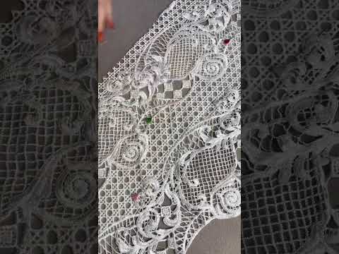 This is how I basted my lace onto my silk! #sewing #pattern #diy #sewinghacks #sewingtutorial