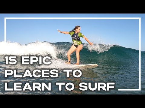 15 Of The Best Places To Learn To Surf 🌏 (Where To Learn To Surf) | Stoked For Travel