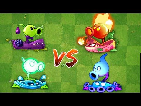 Gloom Vine vs Power Vine vs Blastberry Vine vs Pyre Vine In PVZ 2