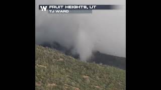 Tornado touched down near Francis Peak, Utah at 7,500-foot elevation in rare high-altitude event