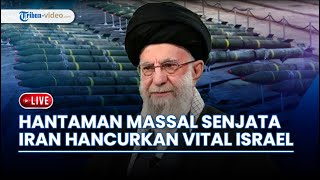 Hantaman Massal Drone & Rudal Iran Hancurkan Vital Israel, Bom Cluster Diduga Ikut Andil & Kawal?