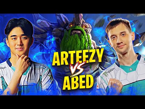 Whats Happen when ABED  TINY meet ARTEEZY  SLARK | Intensive Fights Whole Games
