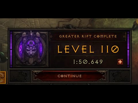 DH GR 110 speed clear under 2mins + primal drops #diablo #d3 #speed