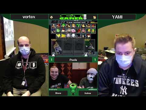CT GamerCon 5 SSBM - vortex (Sheik, Fox) vs. YAMI (Default Fox) - Melee WR4