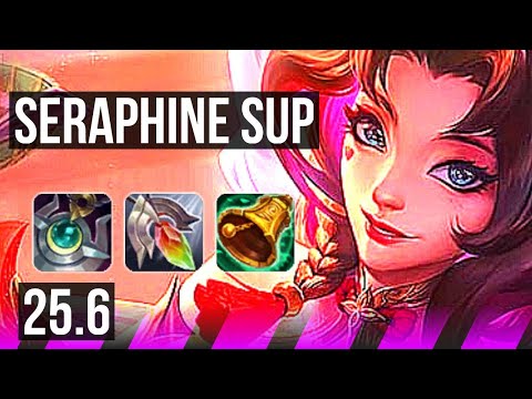 SERAPHINE & Ezreal vs ZYRA & Lux (SUP) | NA Grandmaster | 25.6