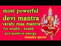 🔴Most Powerful VARAHi Devi Mantra For Wealth, Health, Protection dussehra special, navaratri