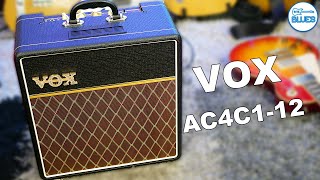 Video thumbnail for Vox AC4C1-12 Valve Guitar Amplifier Review - 4 Watts of Vox! by intheblues