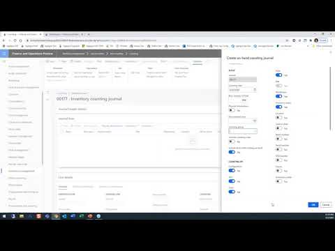 See video Cycle Counting – Counting Journal Capabilities