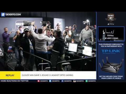 Insane Winning Reaction As Cloud9 Defeat OpTic At CoD XP