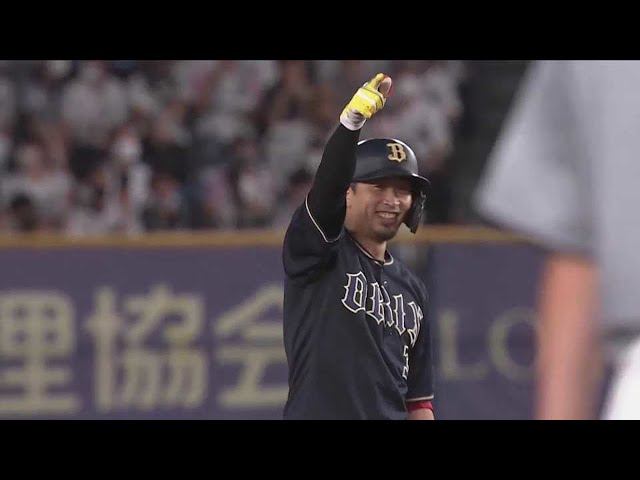 【6回表】バファローズ・安達了一 ライトの頭を越す本日2本目となるタイムリー2ベースヒットを放つ!! 2022年9月3日 千葉ロッテマリーンズ 対 オリックス・バファローズ