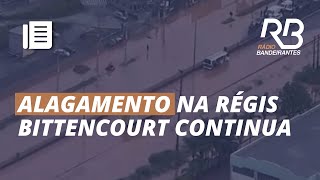 ALAGAMENTO na RÉGIS BITTENCOURT: Veja a situação da RODOVIA AGORA