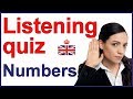 English Listening Quiz NUMBERS