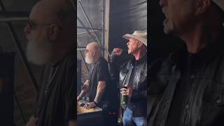 James Hetfield (Metallica) &amp; Rob Halford (Judas Priest) Watching Turstile at Tons Of Rock Fest 2024