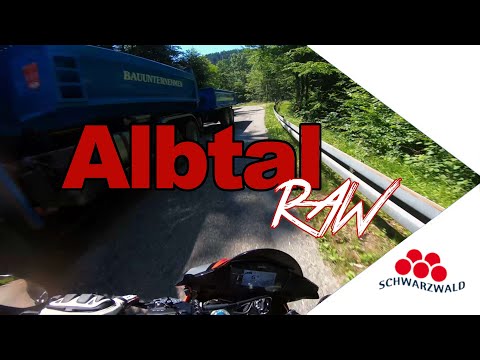 Schwarzwald im Rohformat - Albtal *heftig* | Blackforest raw on a Aprilia Tuono factory