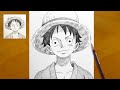 Anime Sketch How To Draw Luffy From One Piece