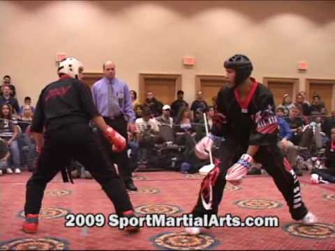 Pablo Moreno v Raymond Daniels - Men's team sparring eliminations - 2009 NBL Supergrands