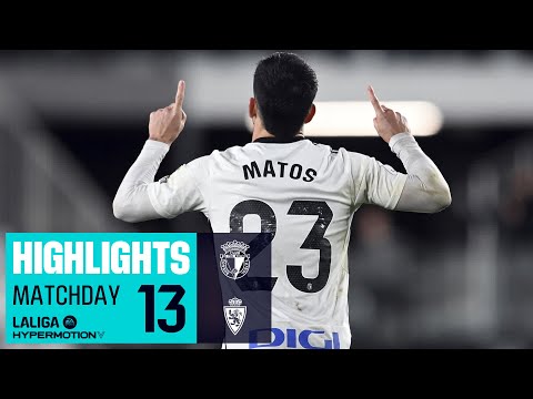 Resumen de Burgos vs Real Zaragoza Matchday 13