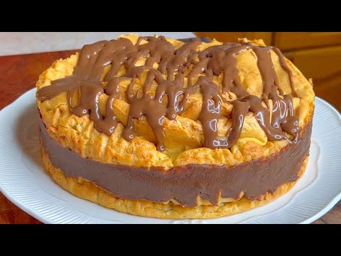 Éclair au Chocolat en Gâteau ✨ Plus Simple et Inratable ! 🍫🍰