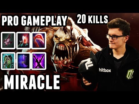 Miracle - Lifestealer Safelane vs W33(Pangolier) | Dota 2 Lifestealer Pro Gameplay 2017