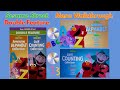 Sesame Street AWESOME ALPHABET COLLECTION And COOL COUNTING COLLECTION DVD Menu Walkthrough