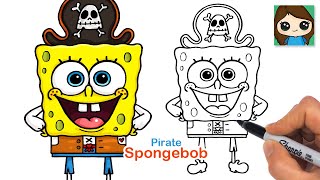 How to Draw Spongebob ☠️ Search for SquarePants