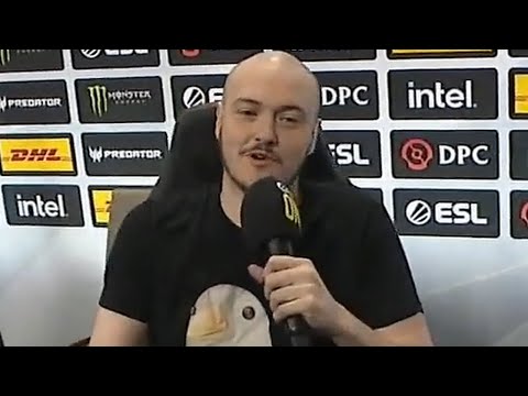 Slacks pretends to be BuLba doing a draft in the booth - ESL One Stockholm 2022 - Dota 2